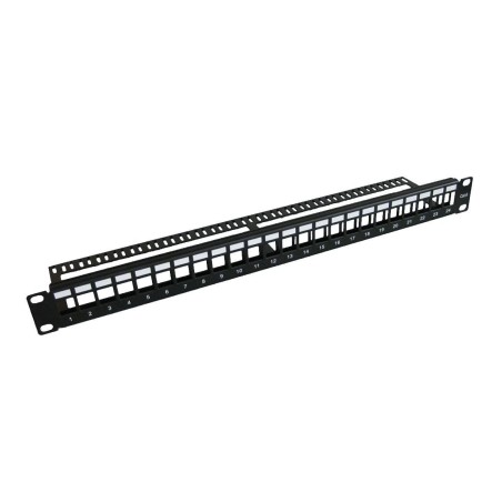 "MicroConnect 19 Blank Patch Panel 24-Port - Durable & Efficient Network Solution (PP-004BLANK)"